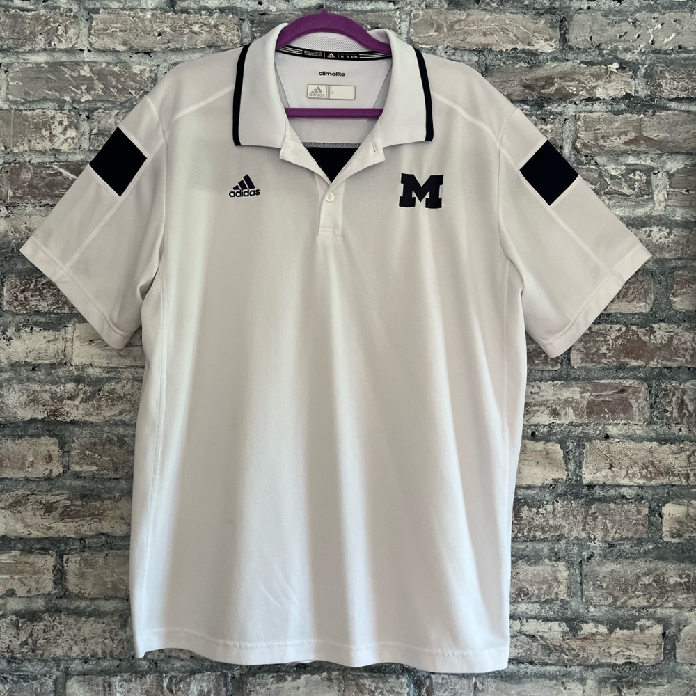 Michigan Adidas climalite mate shirt in excellent condition. Smoke/pet free home